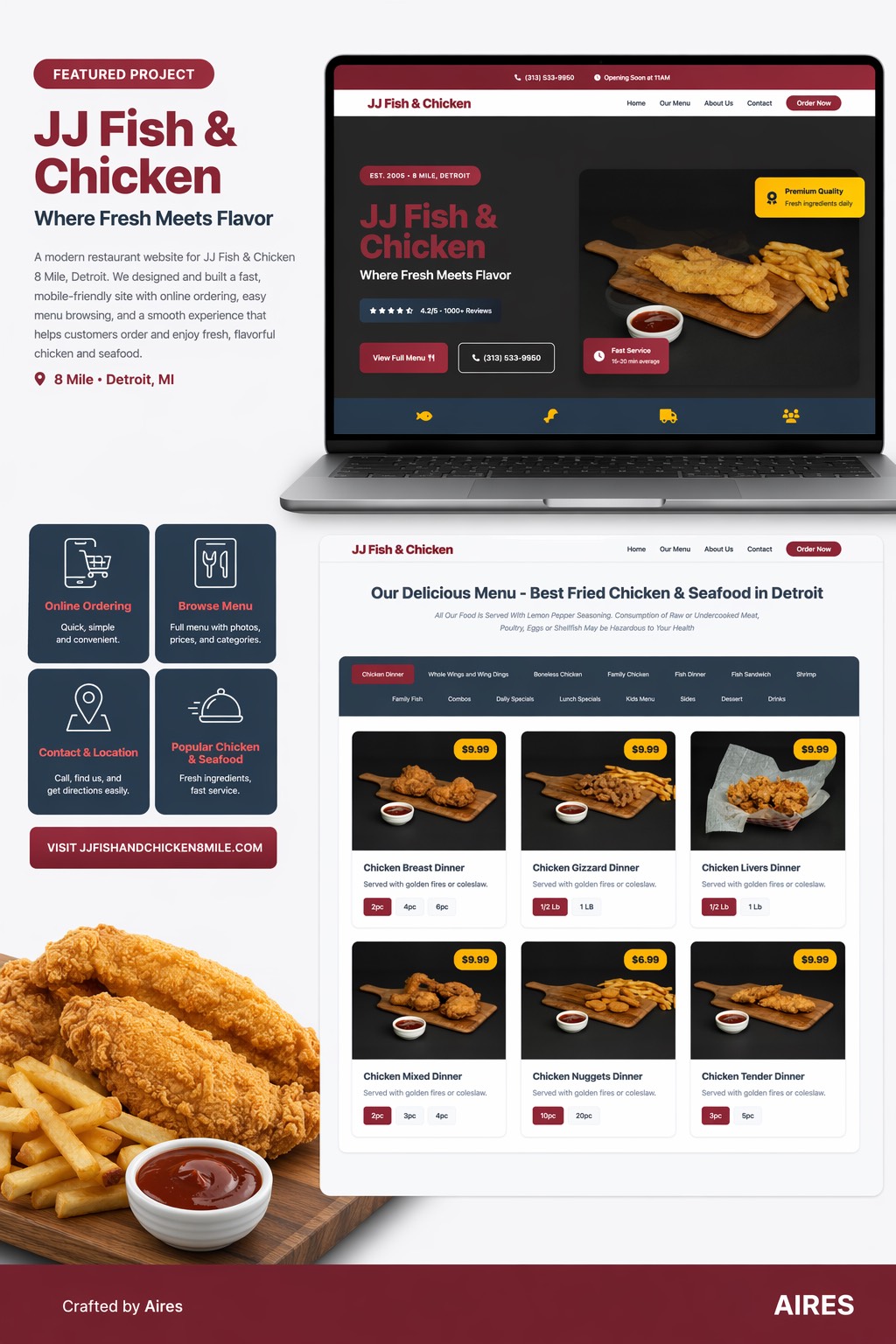 JJ FISH & CHICKEN 8 MILE